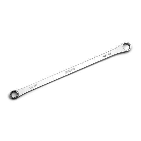 CAPRI TOOLS 11/16 in x 13/16 in 0-Degree Offset Extra-Long Box End Wrench CP11800-111316